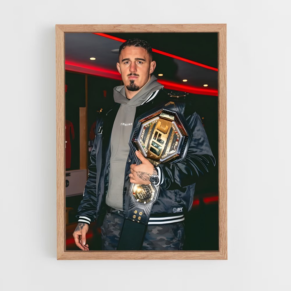 Poster Tom aspinall – affiche MMA (vue 4)